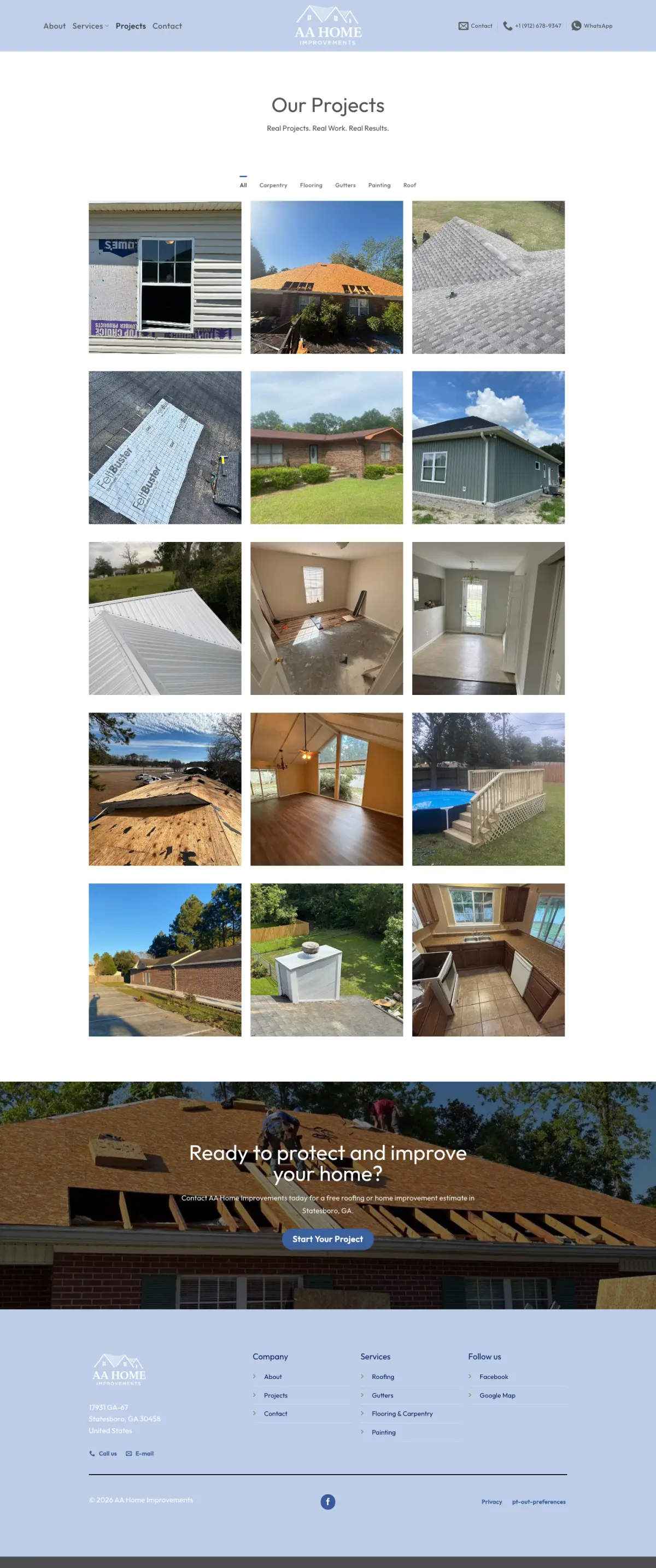 AA Home Improvements 项目案例图库