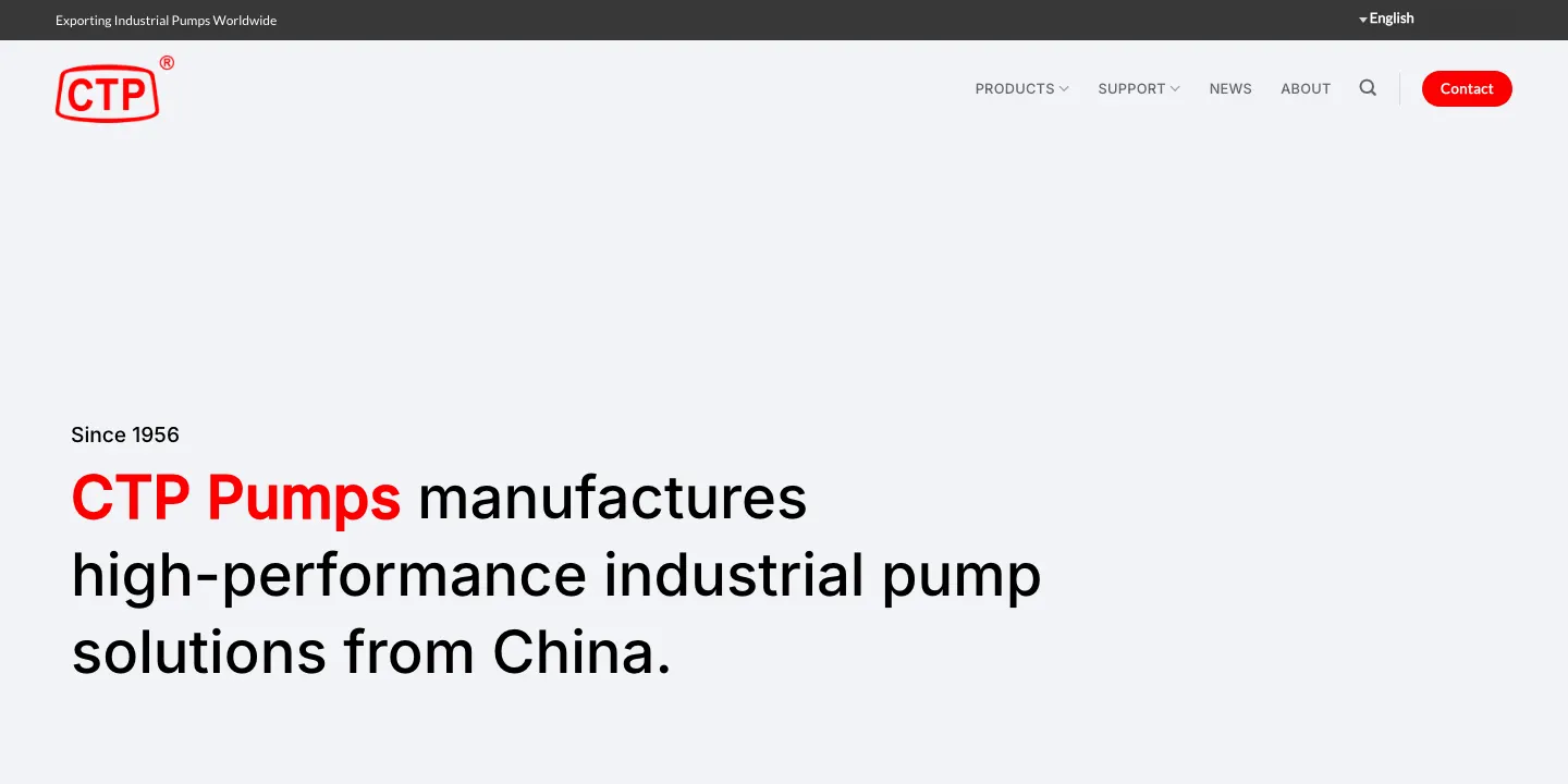 CTP Pumps 官网首页