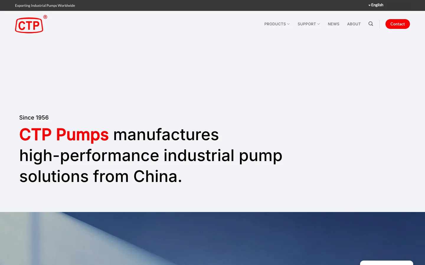CTP Pumps 官网首页,桌面端上线版本