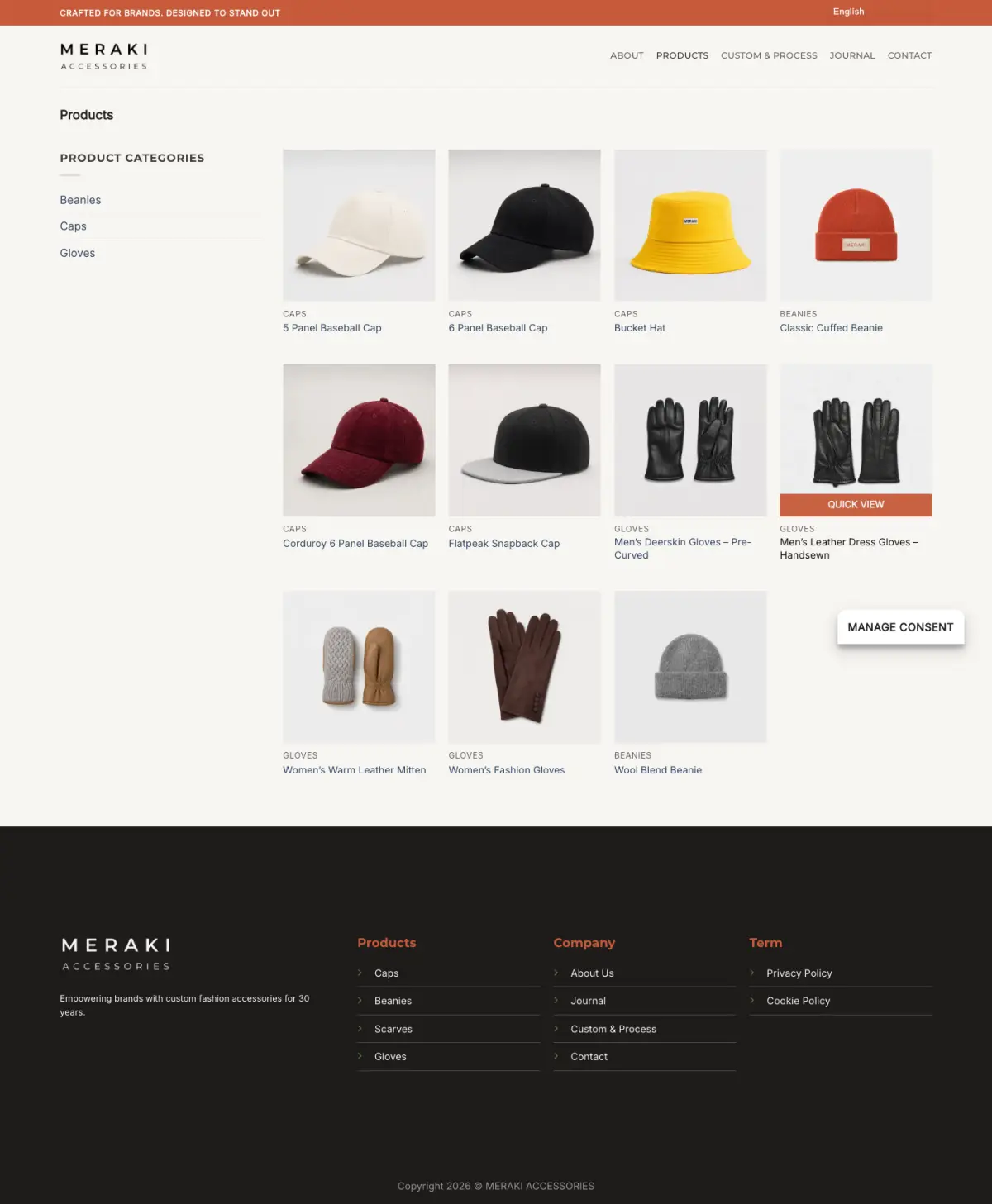 Meraki Accessories 产品页面