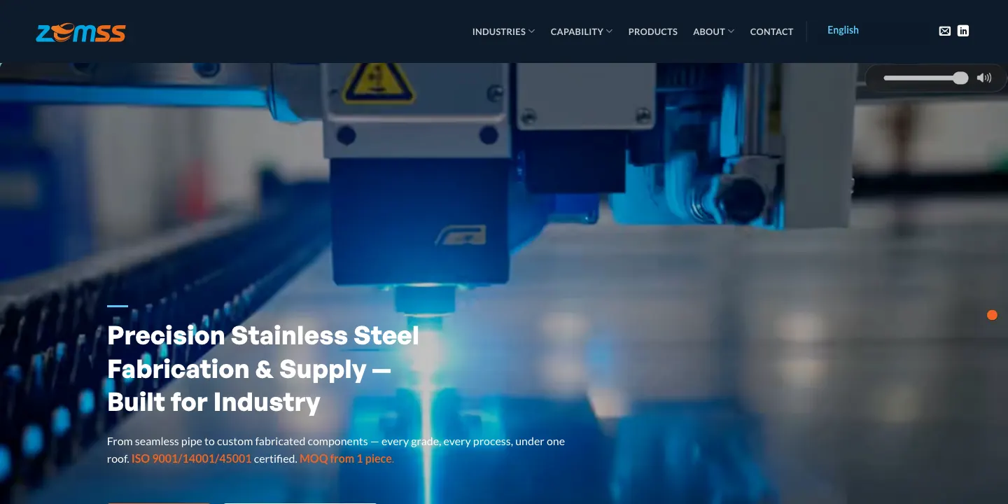 ZEM Steel 官网首页
